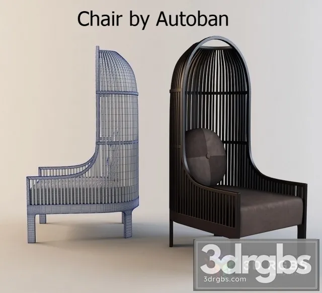 Autoban Nest Lounge Chair 3D Model Free