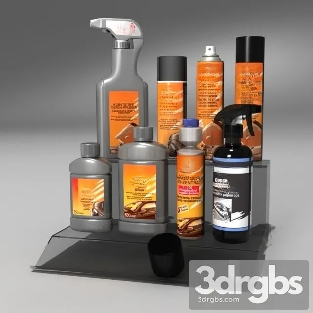 Autocosmetics Liqui Moly 3D Model Free