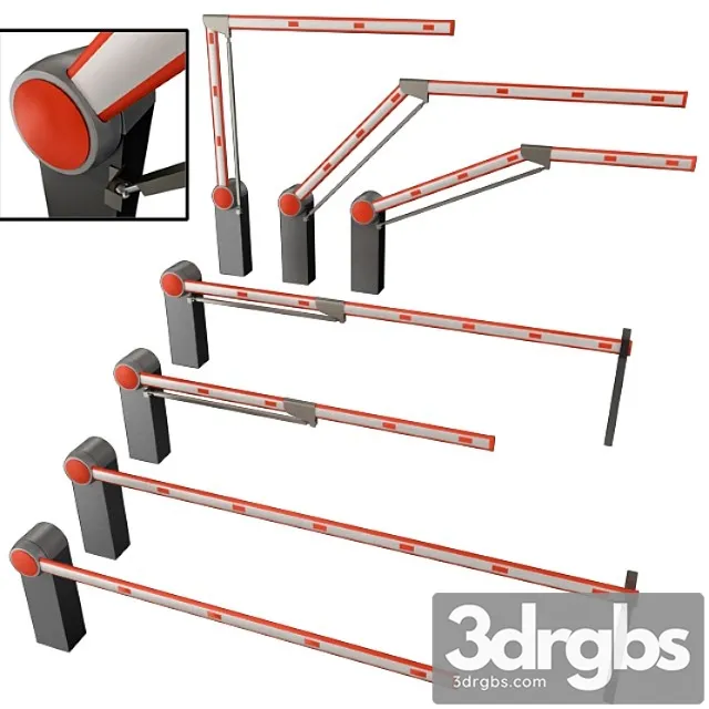 Automatic barrier 3D Model Free
