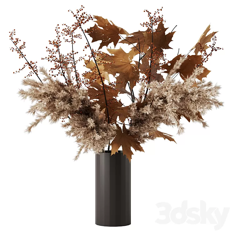 Autumn bouquet 3D Model Free