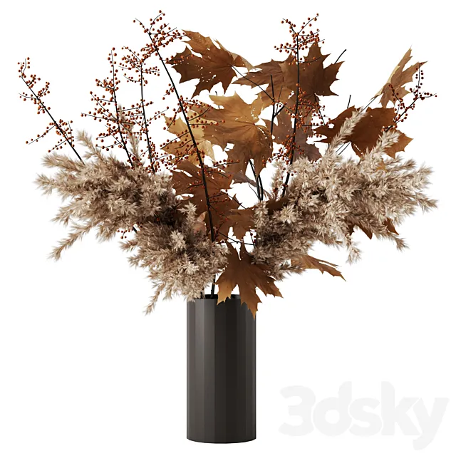 Autumn bouquet 3D Model
