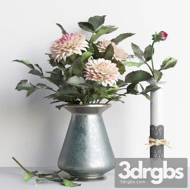 Autumn Bouquet Set 3D Model Free