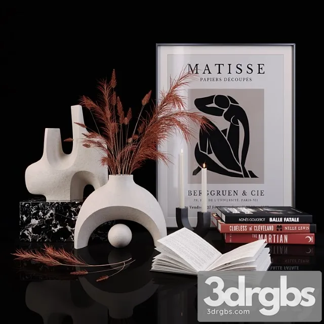 Autumn Decor Set 04 3D Model Free