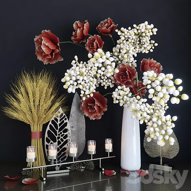 Autumn decorative set