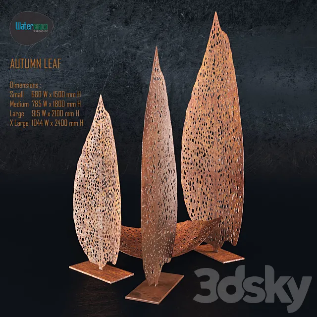 AUTUMN LEAF 3D Model