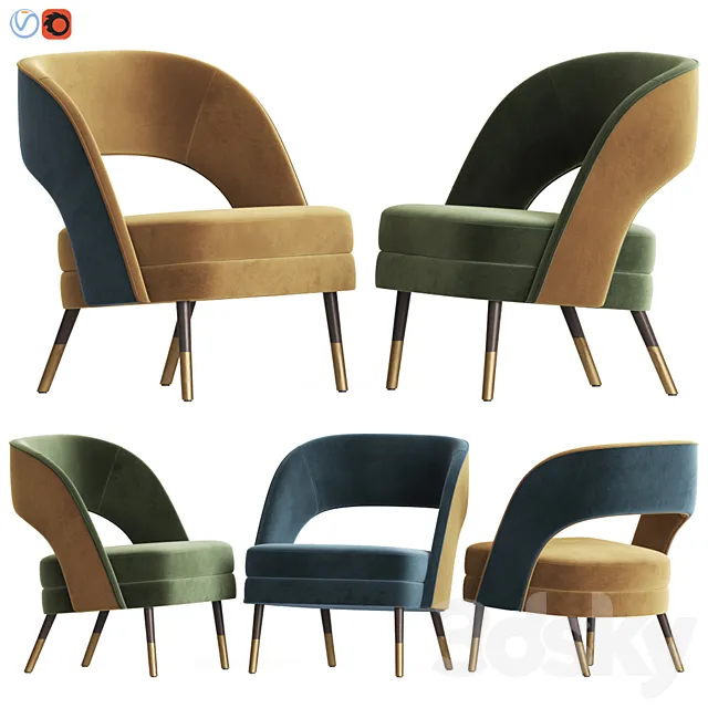 Ava Lounge Chair Mambo 3DModel