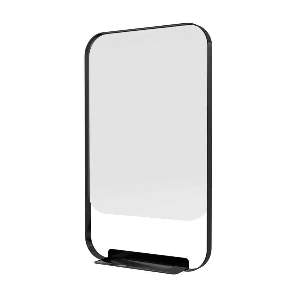 Ava - Rectangular mirror Iron Shelf 3D Model