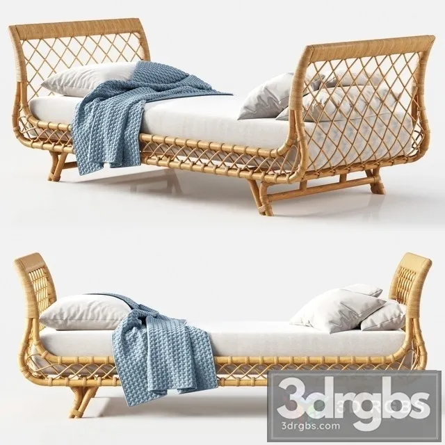 Avalon Daybed 3D Model Free