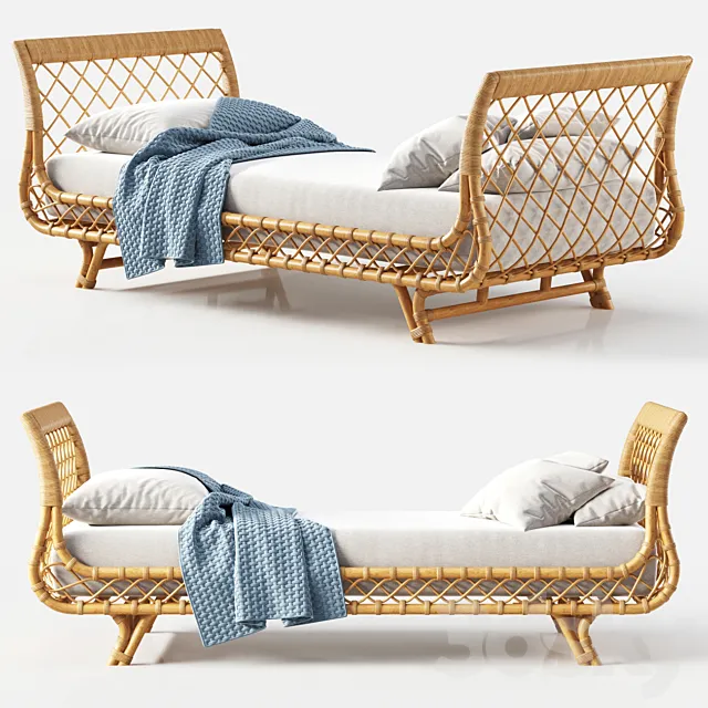Avalon Daybed by Serena & Lily 3D Model