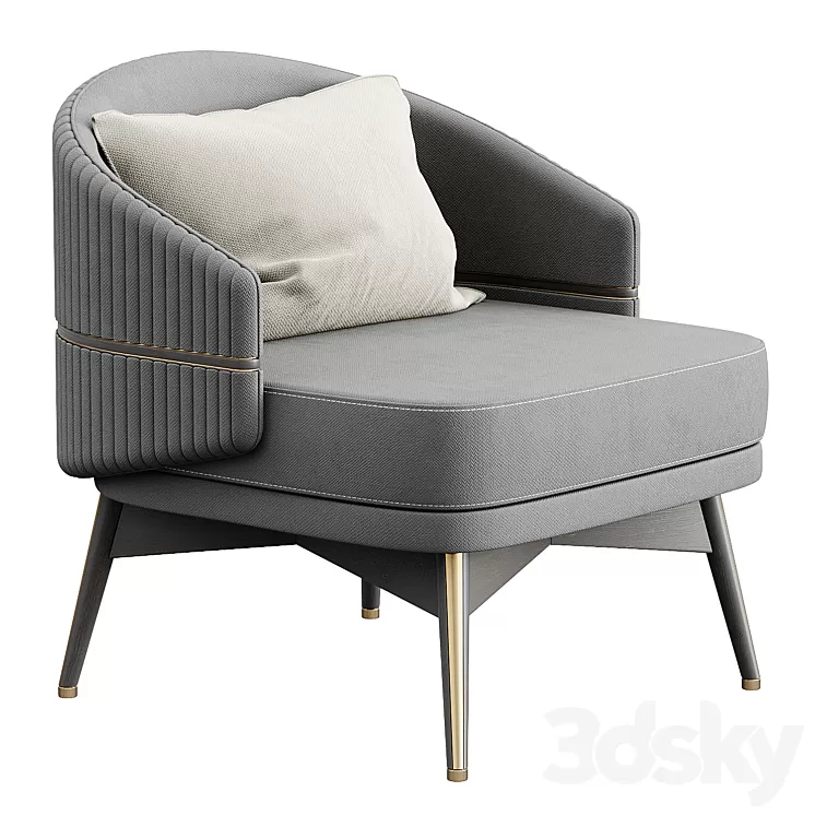 AVE Chairsio Luxury Armchair 3D Model