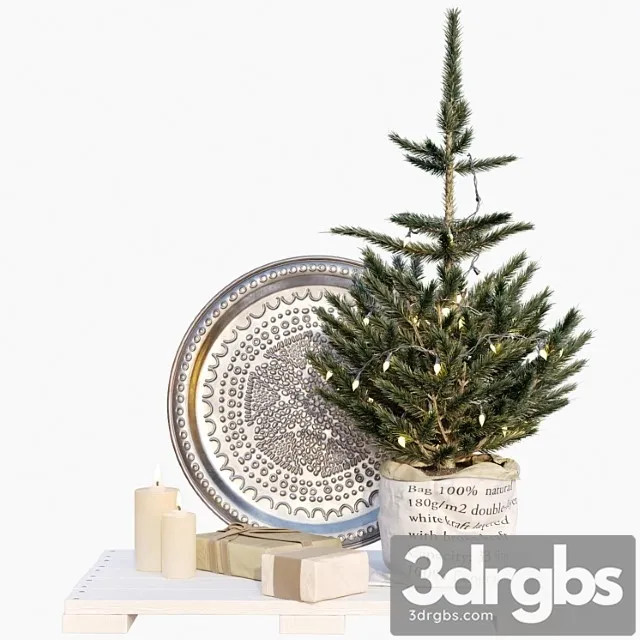 Ave chtristmas tree bag 3D Model Free