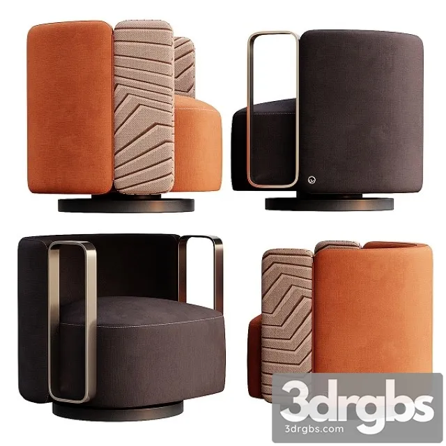 Ave Fendy Cassa Kelly Bracelet Armchair 3D Model Free