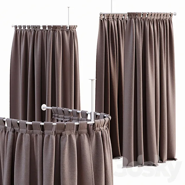 AVE Fitting Room's Curtain 3DModel