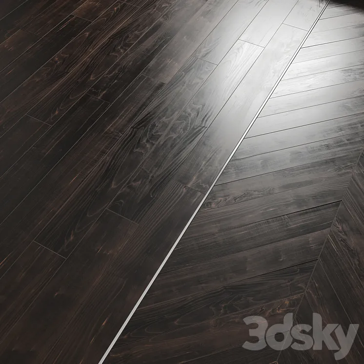 AVE Floor Dark Perfect Oak (Laminate and Chevron Tiles) Free Download