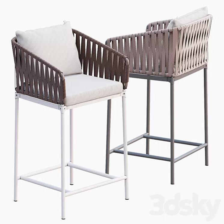 AVE KETAL Bitta Bar Stool 3D Model