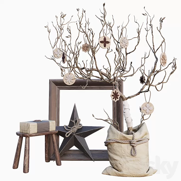 AVE Scandinavian Christmas 3D Model