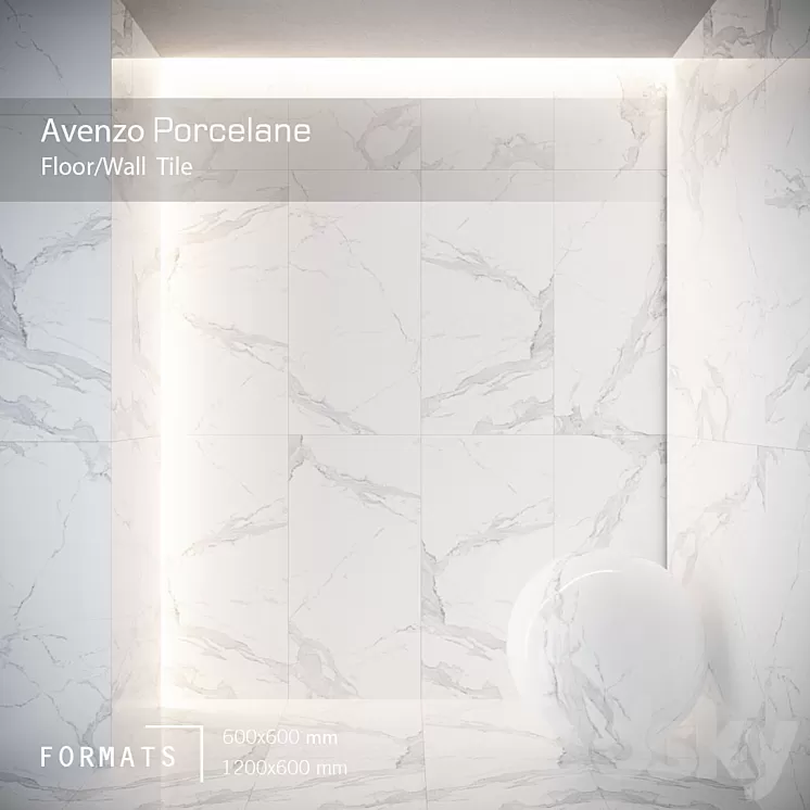 Avenzo Floor Tile 3D Model