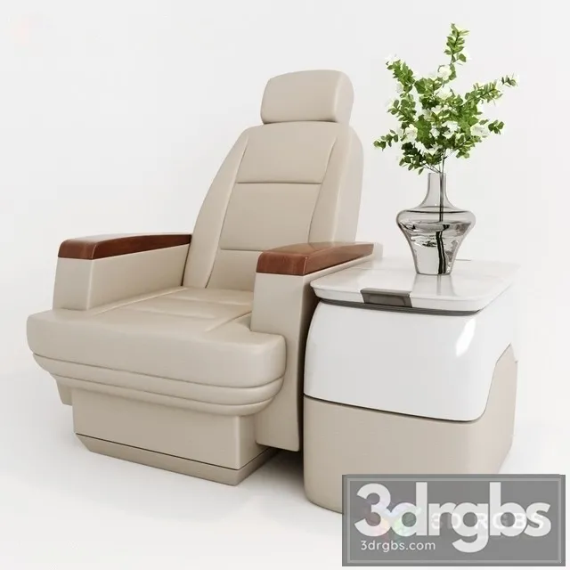 Aviation Seat 3D Model Free