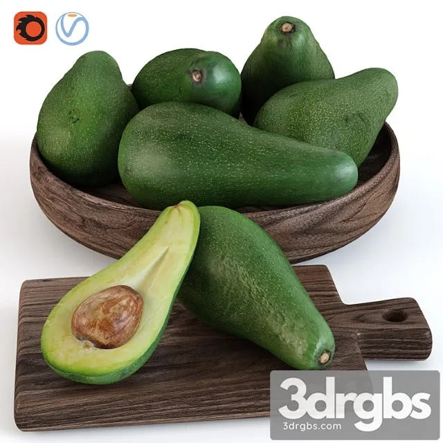 Avocado 3 3D Model Free