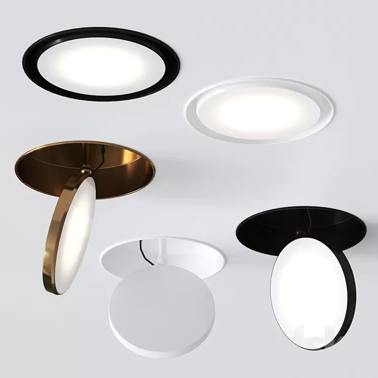 Avveni Downlight frameless by Sattler 3D Model Free Download