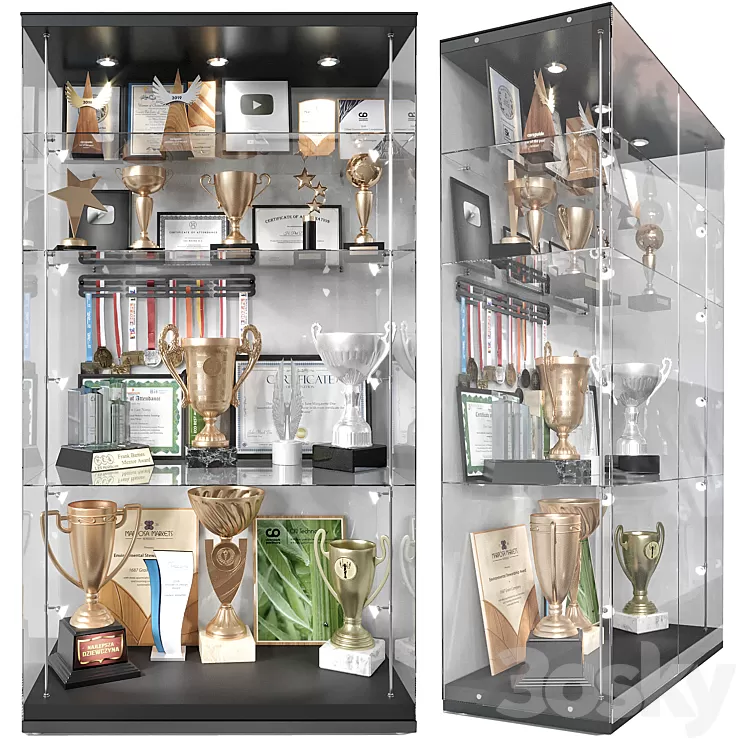 Award cabinet 3D Model