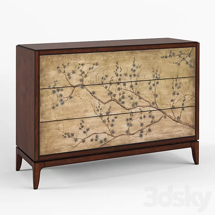 Awesome Blossom Caracole Chest 3D Model