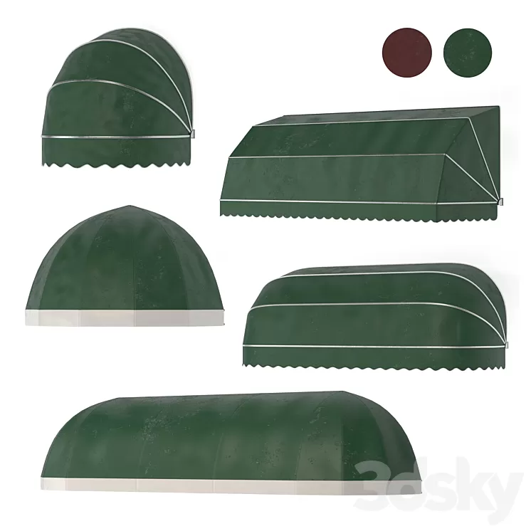 Awning set kitbash vol.05 3D Model