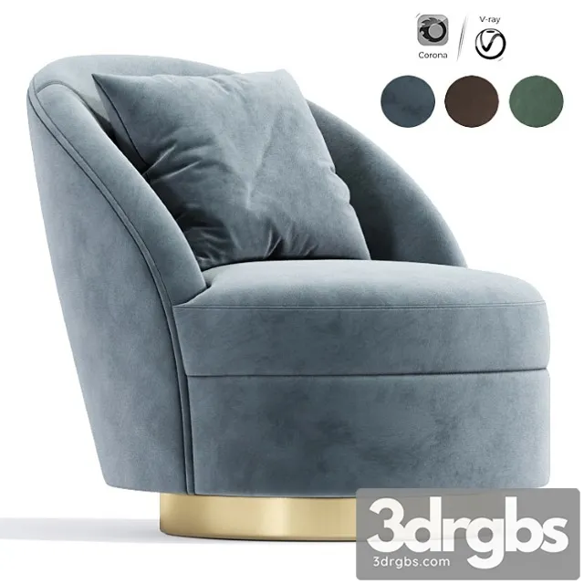 Axel swivel arm chair