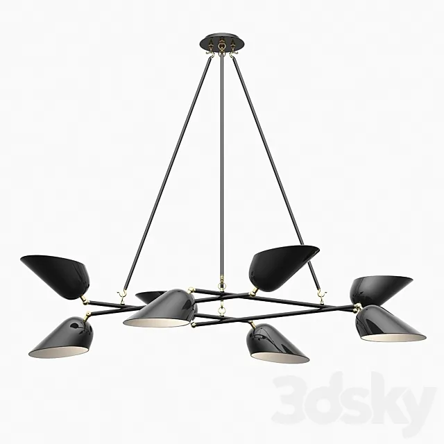 Axis Diamond Chandelier 3DModel