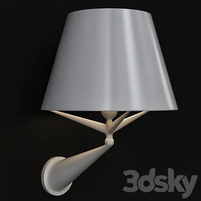Axis S71 Wall White 3DModel