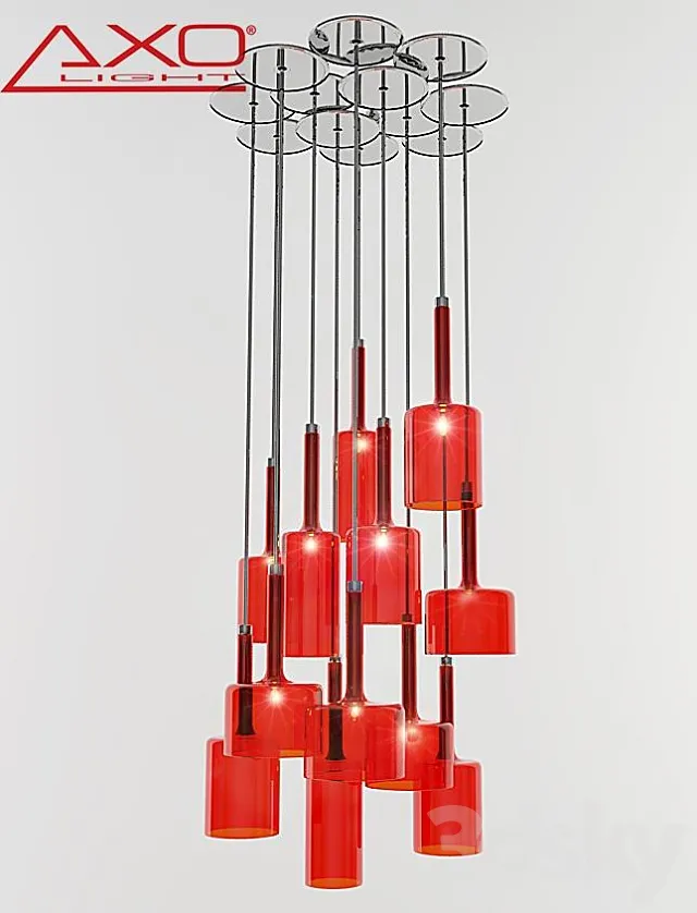 AXO LIGHT _ Spillray SP SPILL 12 red 3DModel
