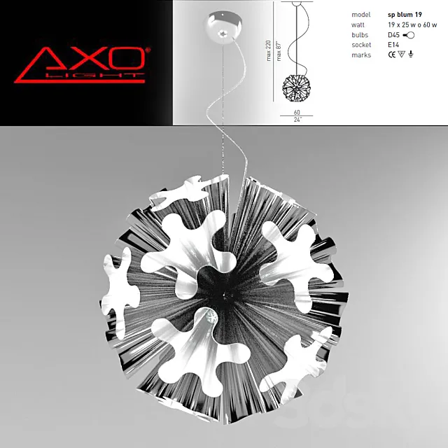 AXO LIGHT SP BLUM 19 3D Model