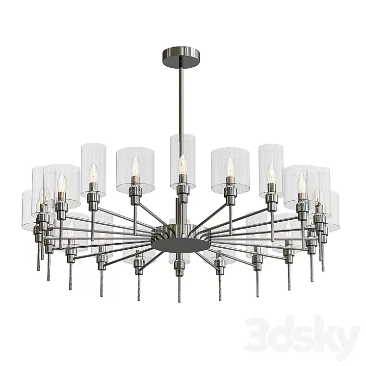 AXO Light Spillray Chromium Lamps 20 3D Model