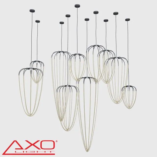 AXOLIGHT factory chandelier ALYSOID 3D Model