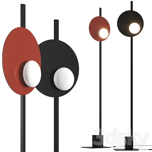 Axolight Kwic Floor Lamps 3DModel