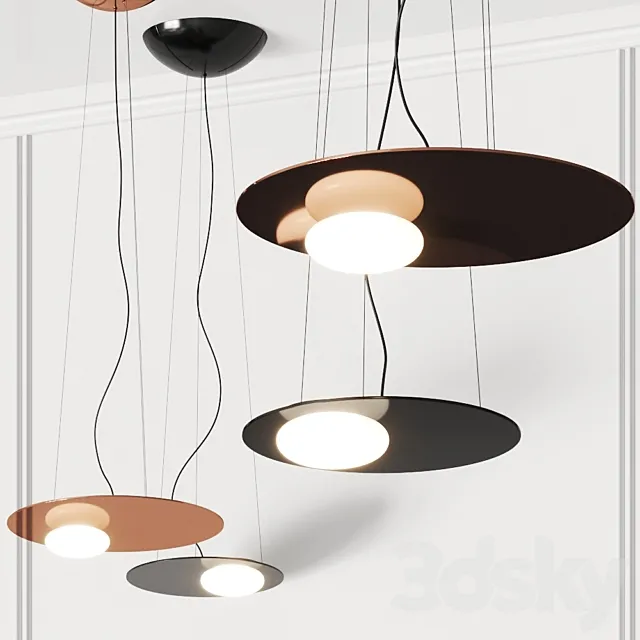 Axolight Kwic Pendant Lamps 3DModel