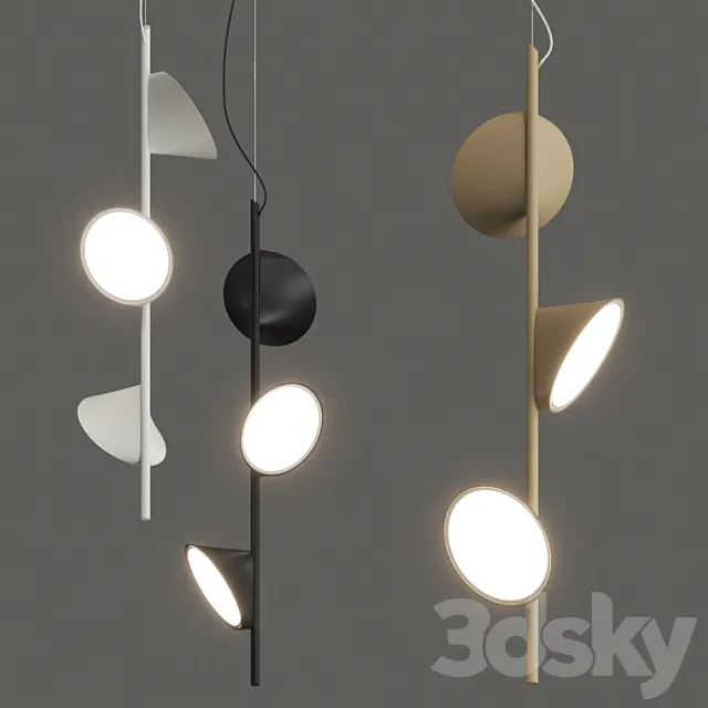 Axolight Orchid Pendant Lamp 3DModel