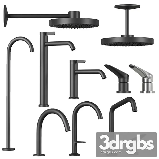 Axor Faucets And Showers Set 1 3D Model Download