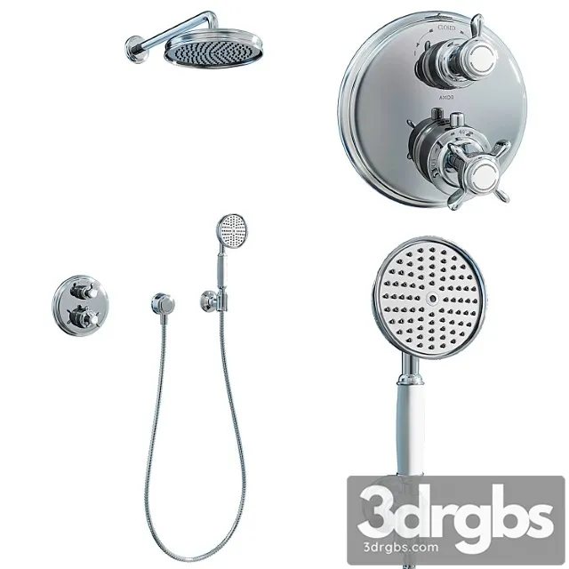 Axor Montreux Shower Set 3D Model Free