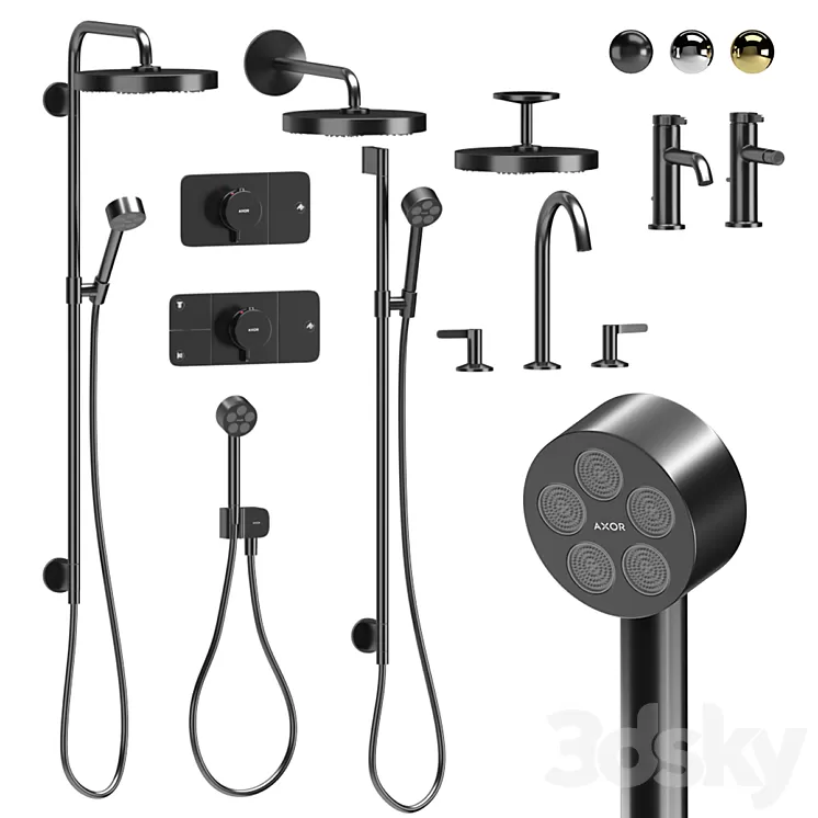 Axor One set 2 3D Model Free