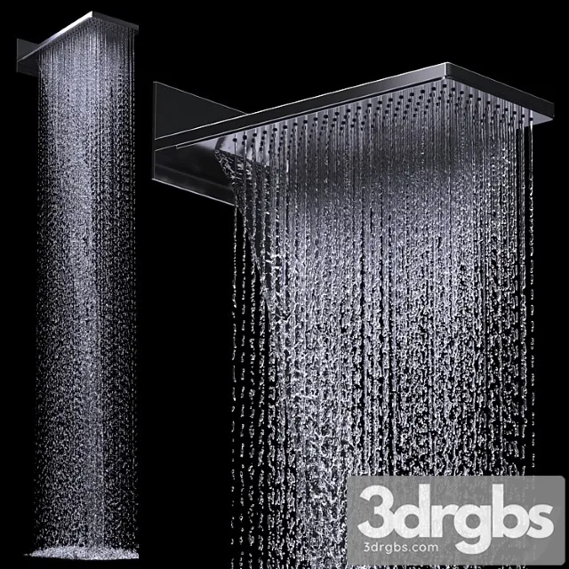 Axor Overhead Shower 250 580 3jet 3D Model Free