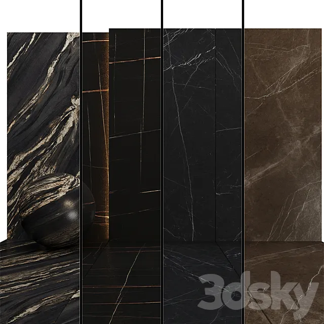 AY Slab Marble Set 03 3D Model