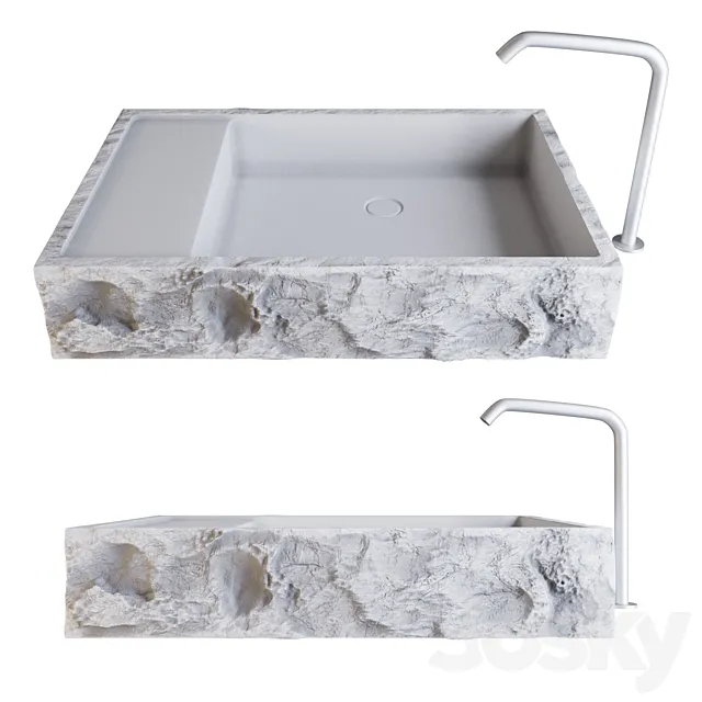 AYANI Countertop washbasin and ceadesign MIL70 3D Model