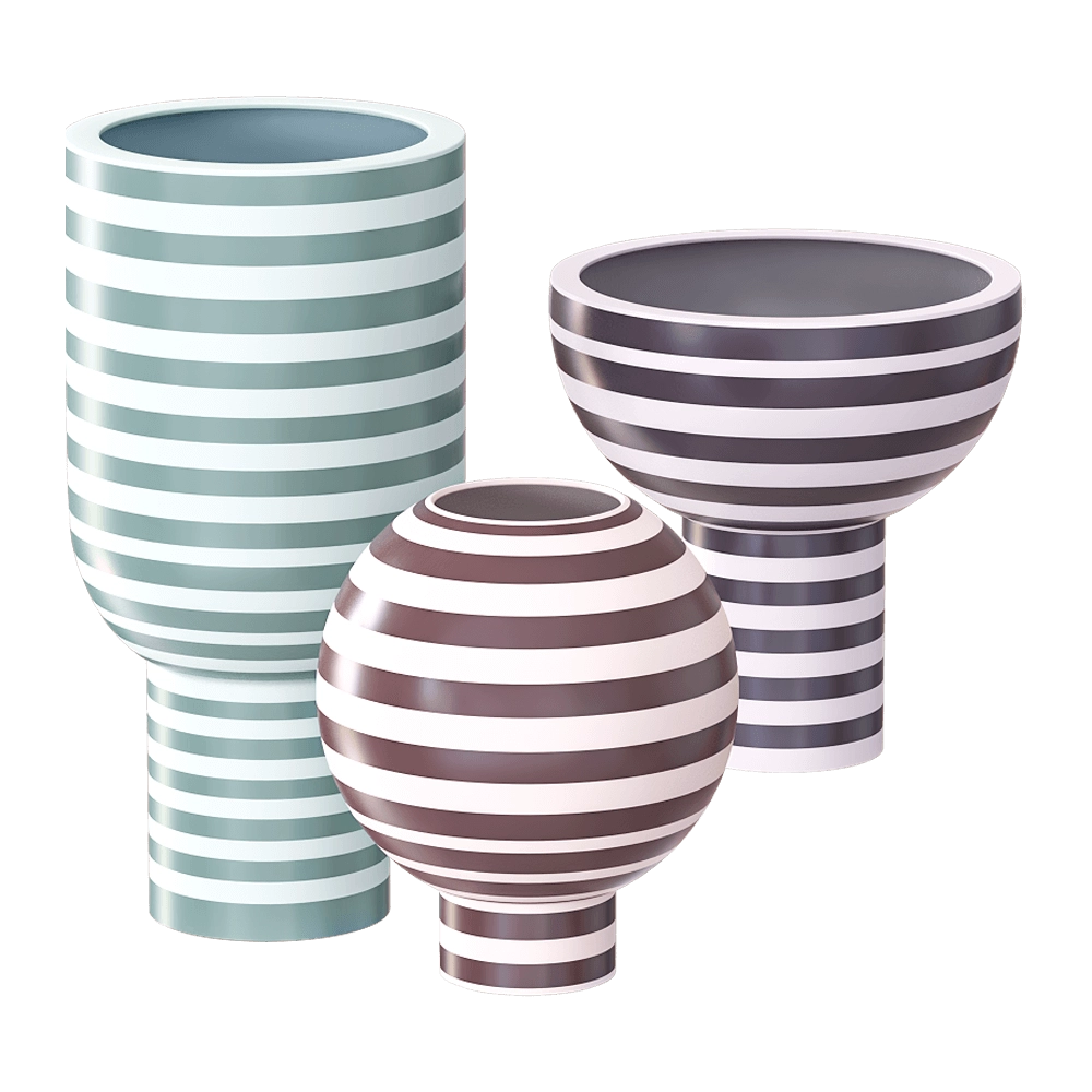 AYTM - Sculptural vase VARIA 3D Model