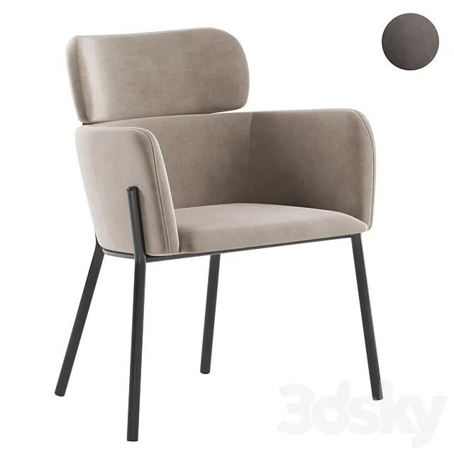 Azalea chair 3D Model