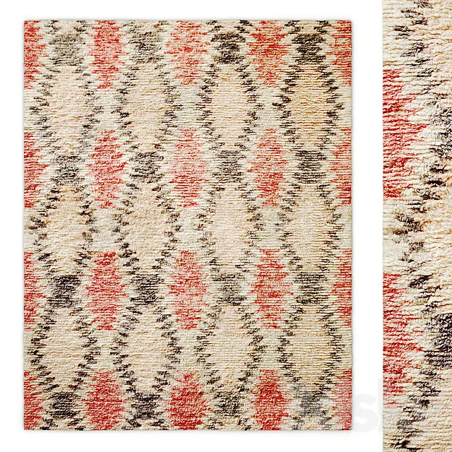 Aztec Handwoven Wool Shag Rug RH Free Download