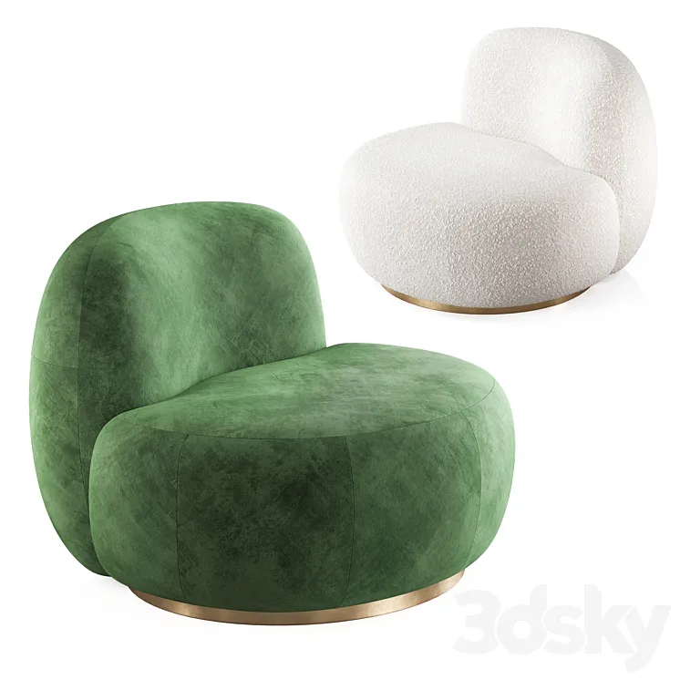 B-15z Armchair by Secolo 3D Model Free