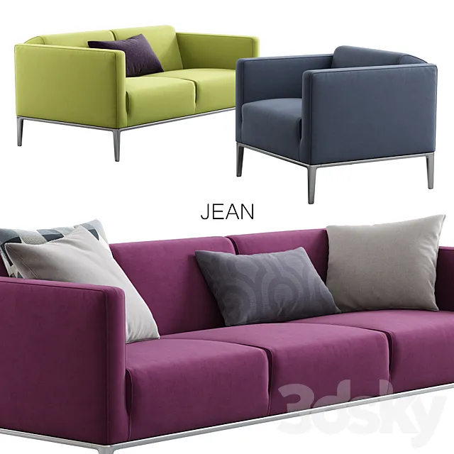 B & B Italia _ Jean 3DModel