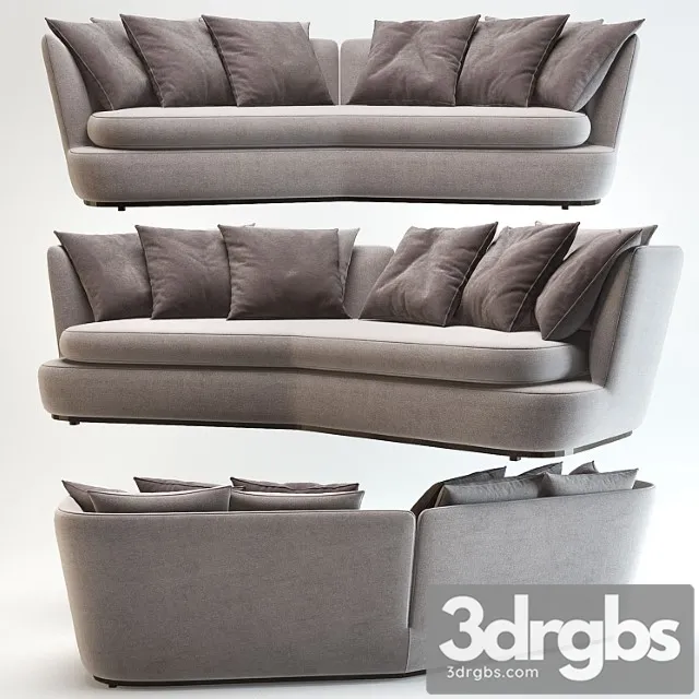 B B Italia Apollo Sofa 3D Model Free