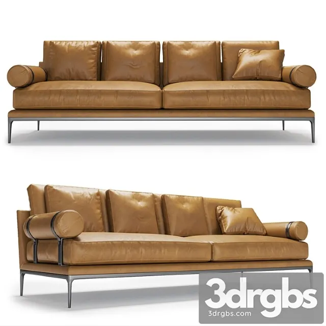 B & b italia atoll sofa 2 3D Model Free